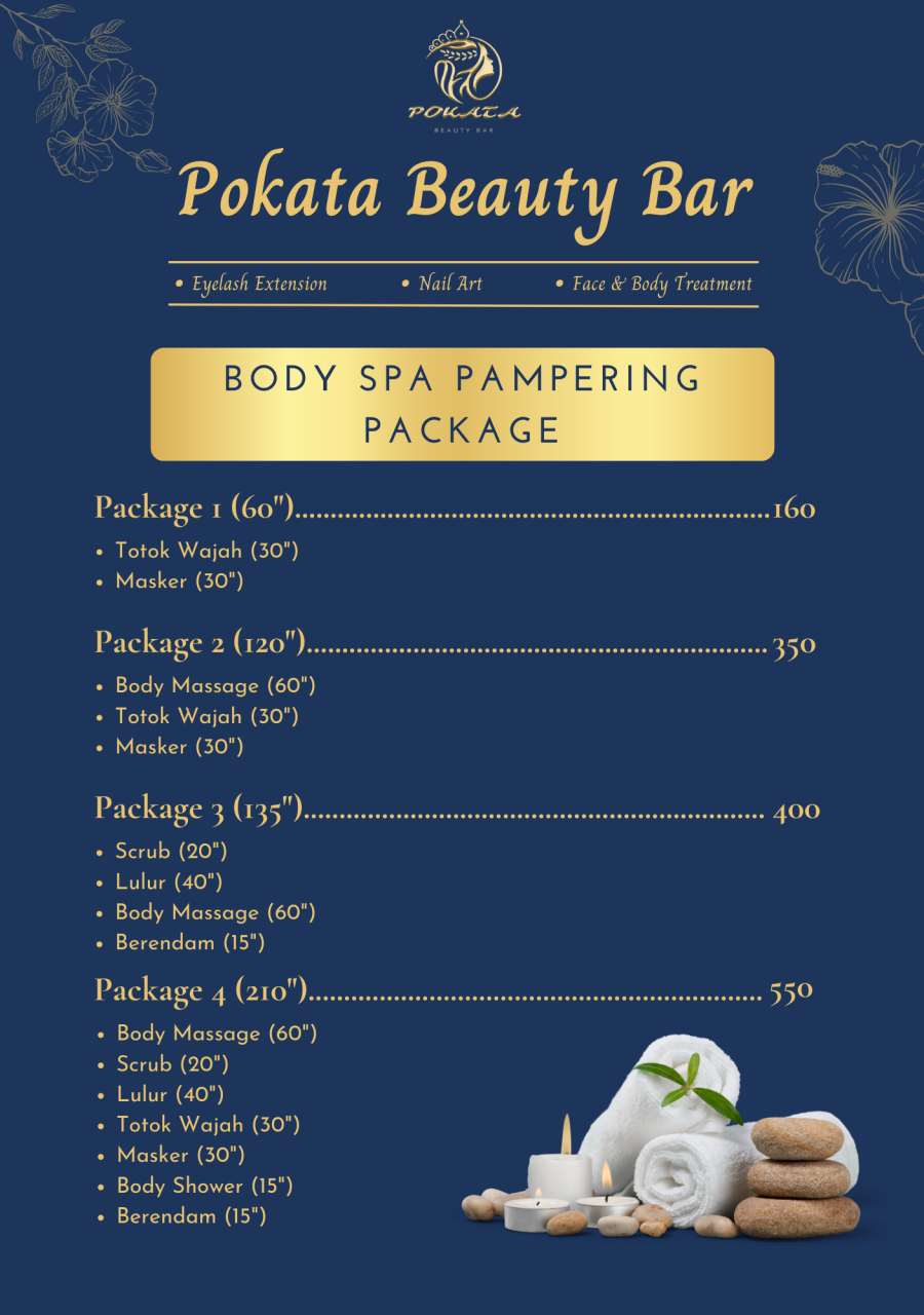 pokata beauty bar pricelist